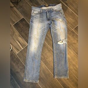 NWOT lucky brand mens distressed jeans 32x32